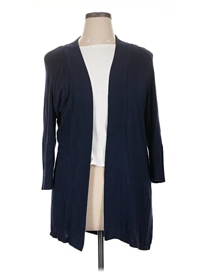 Pre-owned Chico's Cardigan Sweater In Blue