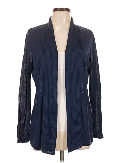 Pre-owned Chico's Cardigan Sweater In Blue