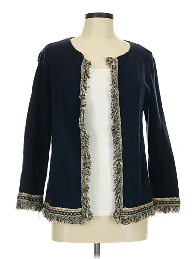 Pre-owned Chico's Cardigan Sweater In Blue