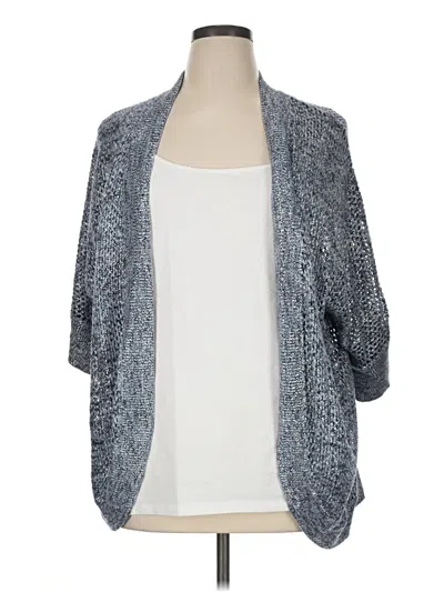 Pre-owned Chico's Cardigan Sweater In Blue