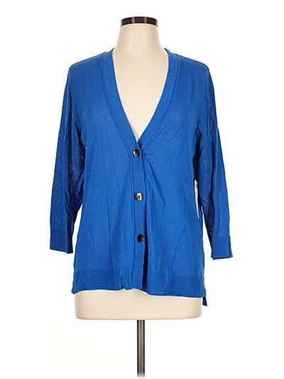 Chico's Cardigan Sweater In Blue