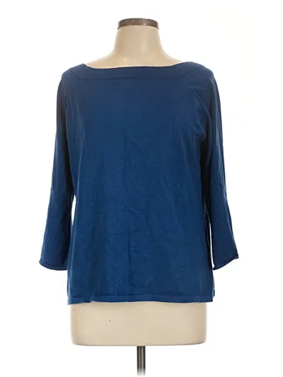 Pre-owned Chico's Cardigan Sweater In Blue