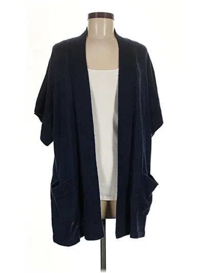 Pre-owned Chico's Cardigan Sweater In Blue