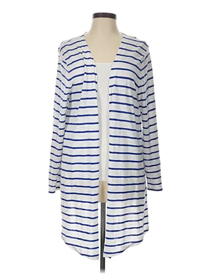 Pre-owned Chico's Cardigan Sweater In Blue