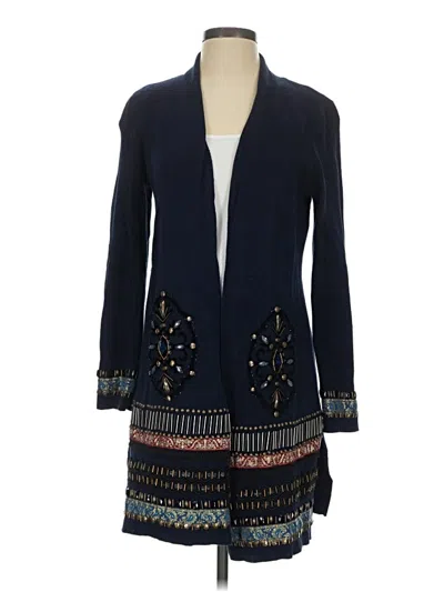 Pre-owned Chico's Cardigan Sweater In Blue