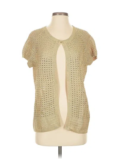 Pre-owned Chico's Cardigan Sweater In Brown