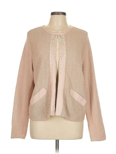 Pre-owned Chico's Cardigan Sweater In Brown