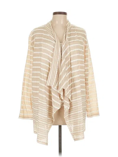 Pre-owned Chico's Cardigan Sweater In Brown