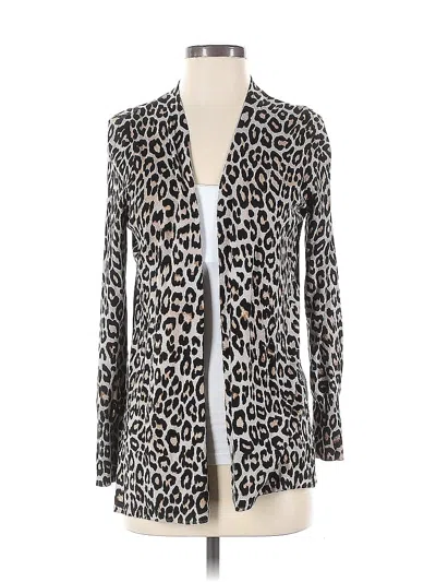 Pre-owned Chico's Cardigan Sweater In Brown