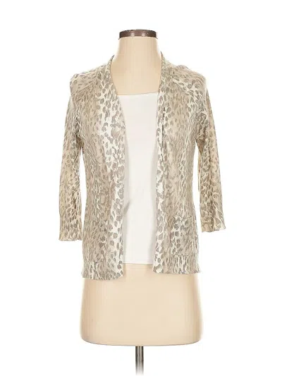 Pre-owned Chico's Cardigan Sweater In Brown