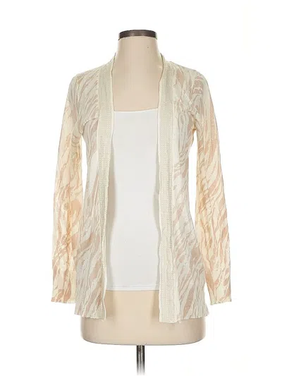 Pre-owned Chico's Cardigan Sweater In Brown