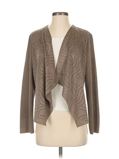 Pre-owned Chico's Cardigan Sweater In Brown