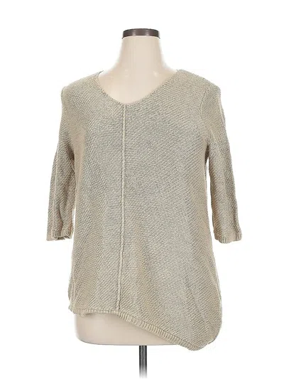 Pre-owned Chico's Cardigan Sweater In Brown