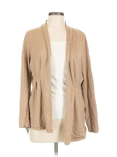 Pre-owned Chico's Cardigan Sweater In Brown