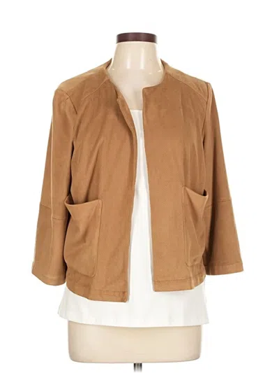 Pre-owned Chico's Cardigan Sweater In Brown