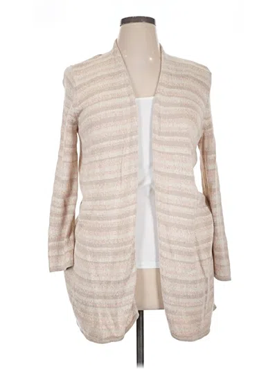 Pre-owned Chico's Cardigan Sweater In Brown
