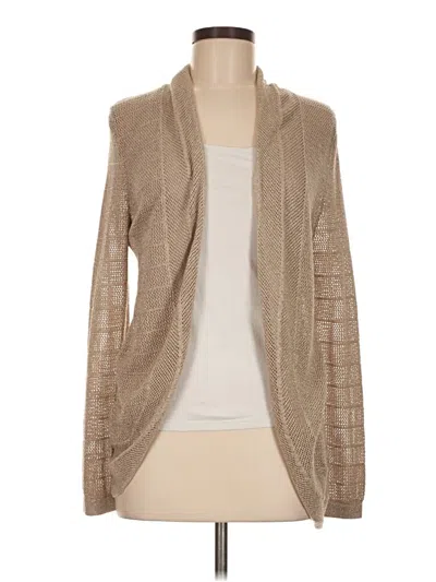 Pre-owned Chico's Cardigan Sweater In Brown