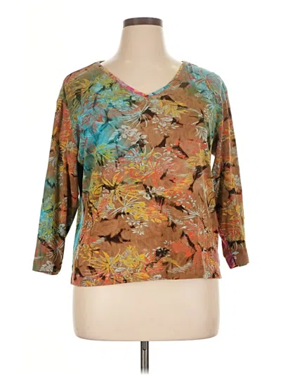 Pre-owned Chico's Cardigan Sweater In Brown