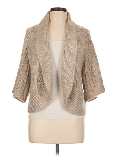 Pre-owned Chico's Cardigan Sweater In Brown