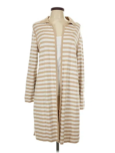 Pre-owned Chico's Cardigan Sweater In Brown