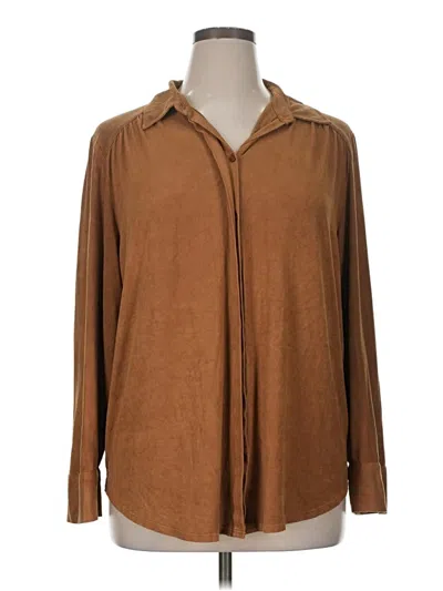 Pre-owned Chico's Cardigan Sweater In Brown