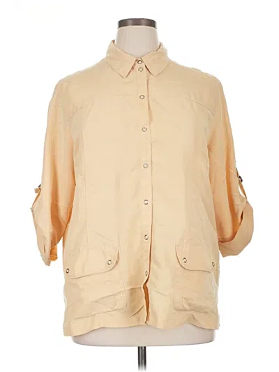Pre-owned Chico's Cardigan Sweater In Brown