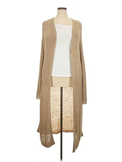 Pre-owned Chico's Cardigan Sweater In Brown