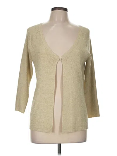 Pre-owned Chico's Cardigan Sweater In Brown