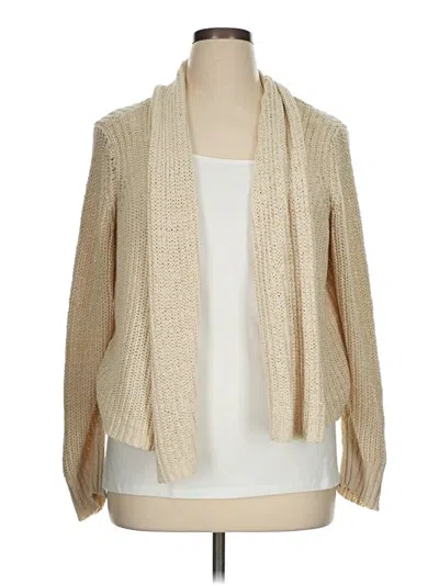 Pre-owned Chico's Cardigan Sweater In Brown