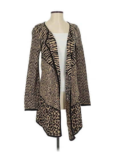 Pre-owned Chico's Cardigan Sweater In Brown