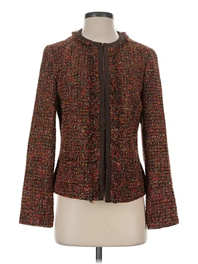 Pre-owned Chico's Cardigan Sweater In Brown