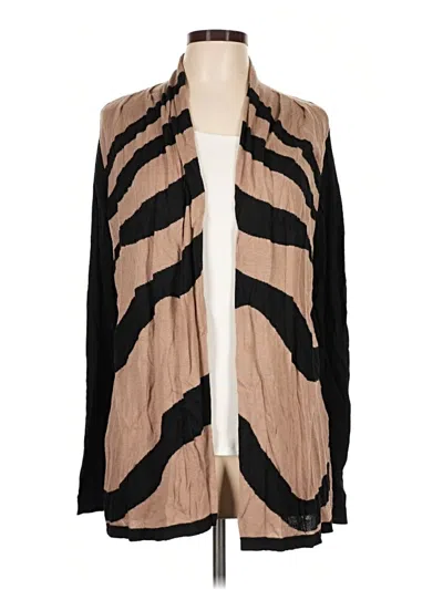 Pre-owned Chico's Cardigan Sweater In Brown