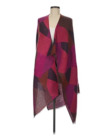 Pre-owned Chico's Cardigan Sweater In Burgundy