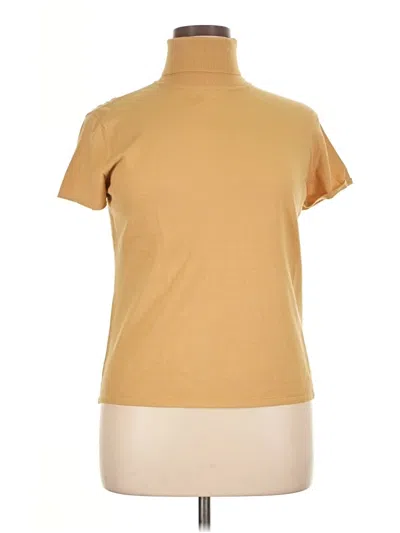 Pre-owned Chico's Cardigan Sweater In Gold