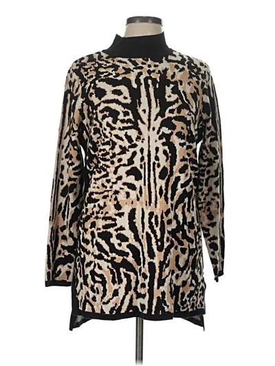 Pre-owned Chico's Cardigan Sweater In Gold