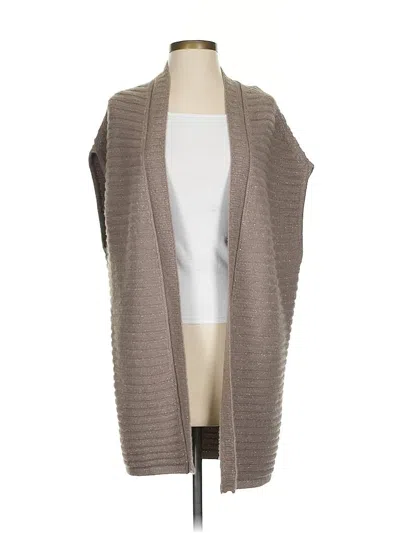 Pre-owned Chico's Cardigan Sweater In Gray