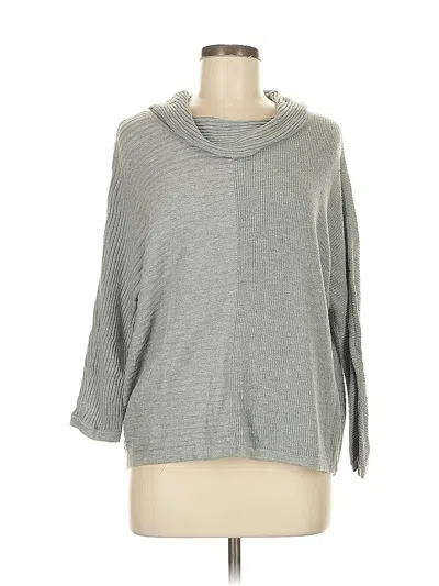 Pre-owned Chico's Cardigan Sweater In Gray