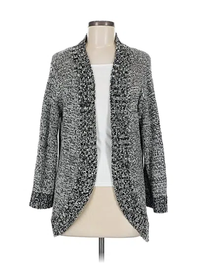Pre-owned Chico's Cardigan Sweater In Gray
