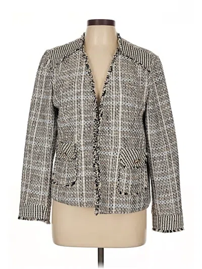 Pre-owned Chico's Cardigan Sweater In Gray