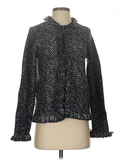 Pre-owned Chico's Cardigan Sweater In Gray