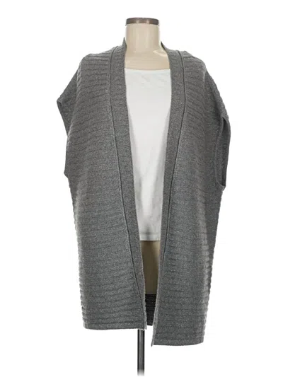 Pre-owned Chico's Cardigan Sweater In Gray
