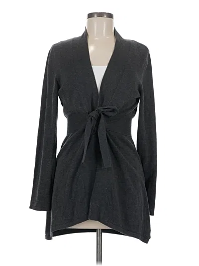 Pre-owned Chico's Cardigan Sweater In Gray