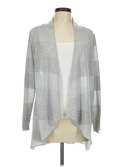 Pre-owned Chico's Cardigan Sweater In Gray