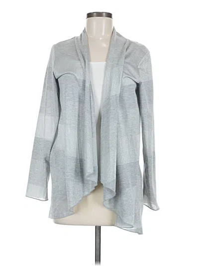Pre-owned Chico's Cardigan Sweater In Gray