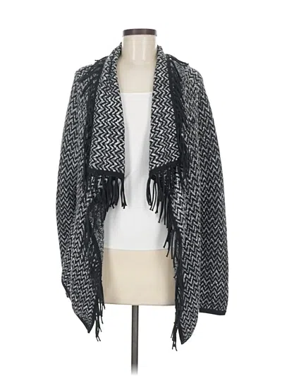 Pre-owned Chico's Cardigan Sweater In Gray
