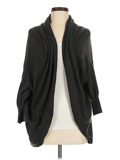 Pre-owned Chico's Cardigan Sweater In Gray