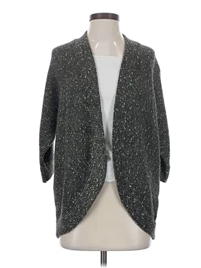 Pre-owned Chico's Cardigan Sweater In Gray