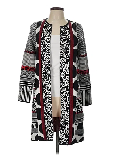 Pre-owned Chico's Cardigan Sweater In Gray
