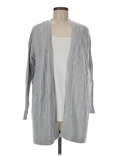 Pre-owned Chico's Cardigan Sweater In Gray
