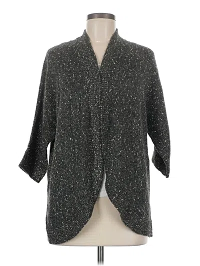 Pre-owned Chico's Cardigan Sweater In Gray